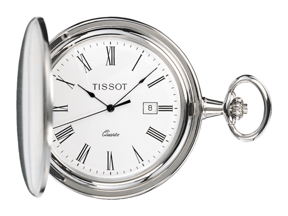 Oiritaly Reloj de bolsillo Quarzo Hombre Tissot Savonette